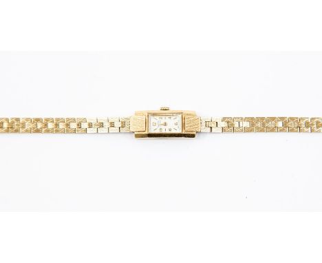 A lady's 9ct gold Rotary wristwatch, total gross weight approx 19gms