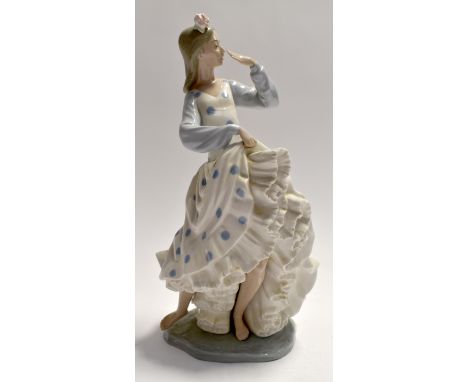 Large Nao figurine of a Flamenco dancerCondition: In good overall condition.