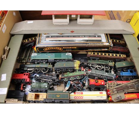 Triang / Hornby locomotives and rolling stock, including king George V, Royal Scot (A/F) plus Lima &amp; Mainline tank engine