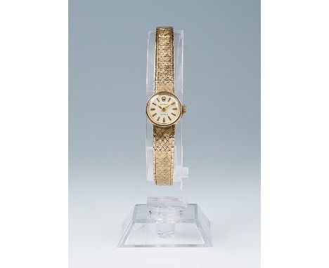 Rolex, a circa 1970's lady's 9ct gold Rolex Rolex Precision wristwatch, 1.5cm circular dial with baton numerals, integral 9ct