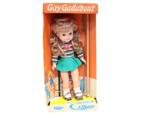 Palitoy: A boxed Palitoy, 'Gay Gadabout', Doll on Roller Skates, original packaging, 1960's, rare, unused condition.