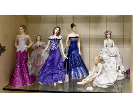 Collection of 11 Royal Worcester Limited Edition figures including The Graceful Arts (335/2500), Summertime (154/7500), The M