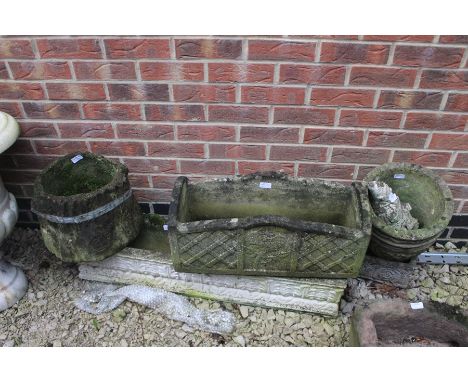 A mixture of garden troughs 19th and 20 century (5)
