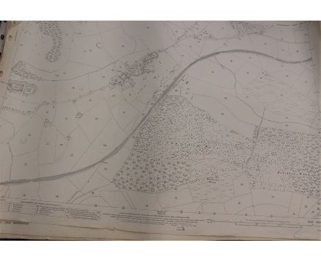 A collection of assorted ordnance survey Staffordshire railway maps