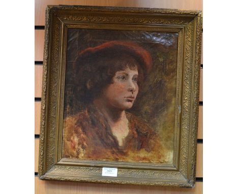 A 19th Century Continental School, portrait of a boy