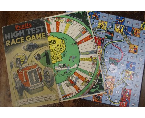 Two vintage board games, boards only A/F