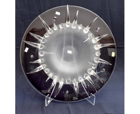 A large Sea Anemone art glass centrepiece by Svaja