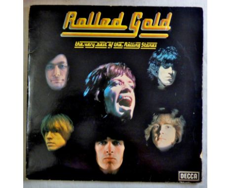 Rollad Gold-The very best of the Rolling Stones (Double LP) Decca Rost 1/2 sleeve good, vinyl very good