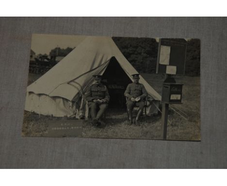 Army Service Corps WWI (5th London Mounted Brigade) Fine RP - Orderly Room and staff