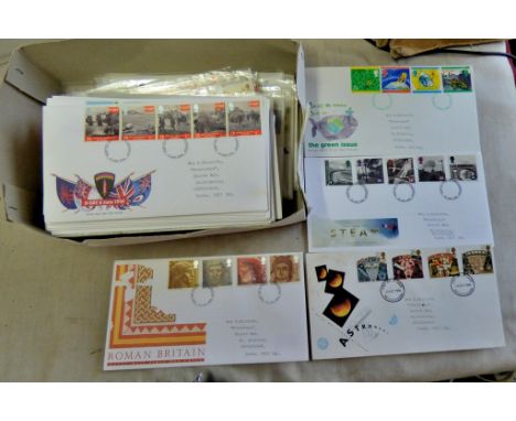 Great Britain 1988-1998-First Day Covers, clean some addressed, A/T, nice lot (100 approx)