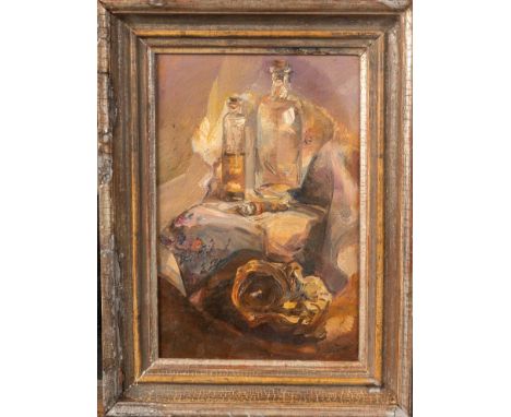 Bela Erdely ( 1891-1955) , Still life , oil on board, signed and framed. 31 x 21 cm