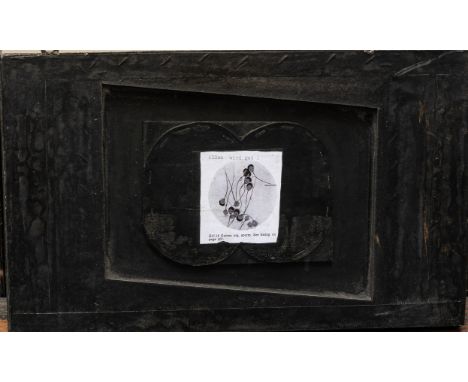 Tillman Kaiser (born 1972), alles wird gut. Collage in different techniques and materials on board. Signed on the reverse. 24