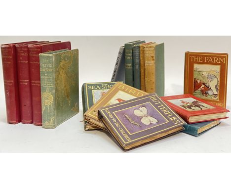 A quantity of vintage literature including three Waverly Novels volumes, several editions of 'Shown to the Children' (butterf