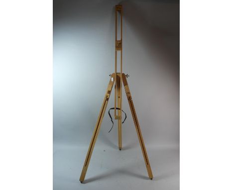 A Modern Wooden Artist's Easel in Canvas Bag 