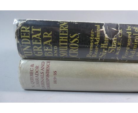 A Hard Back 1932 Edition of Under Great Bear and Southern Cross; Forty Years Afloat and Ashore by Paymaster-Rear-Admiral Sir 