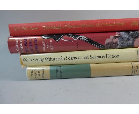 A Collection of Four Books Relating to H.G.Wells to Include The Island of Doctor Moreau; A Critical Text of the 1896 London F