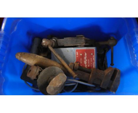 A Small Box of Vintage Tools 