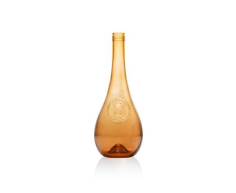 René Lalique (French 1860-1945) ST ODILE CENDRIER, G / BOTTLE COASTER designed 1936clear, frosted and sepia stainedmoulded R.