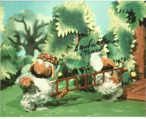 Lot of 3 Wombles hand signed 10x8 photos. These beautiful hand-signed photos depict Albert Wilkinson as Tomssk in The Wombles