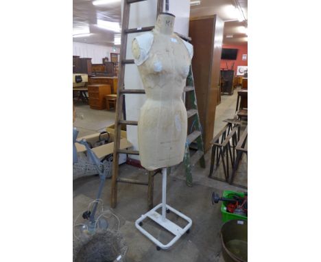A vintage dressmaker's mannequin, Kennett &amp; Lindsell, London 