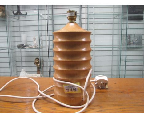 Wooden Lamp.