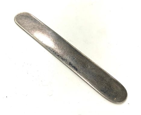 Silver hallmarked book mark, page turner approximate length 9cm 