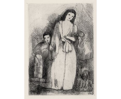 Laurencin, M. - Arland, Marcel. Antarès. 95 S., 2 Bl. Mit 5 Orig.-Radierungen von Marie Laurencin und einer Extrasuite "avant