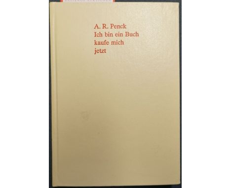 Penck, A. R. (d. i. Ralf Winkler). Ich bin ein Buch kaufe mich jetzt. 2 Bl., 420 S., 1 Bl. 17 x 12 cm. Beigefarbenes OKunstle