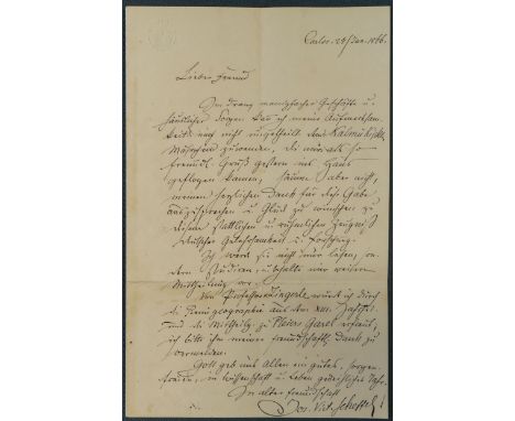 Scheffel, Joseph Victor von, badischer Dichter historischer Versepen und studentischer Themen von großer Verbreitung und Popu