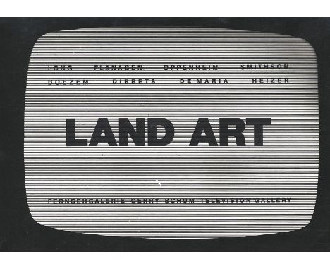 Schum, Gerry. Land Art. Katalog zur Fernsehausstellung Land Art der Fernsehgalerie Berlin Gerry Schum. Ca. 160 Bl. Mit zahlre
