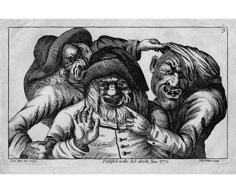 (Collier, John). Human passions delineated in above 120 figures, droll, satirical, and humorous design'd in the Hogarthian st