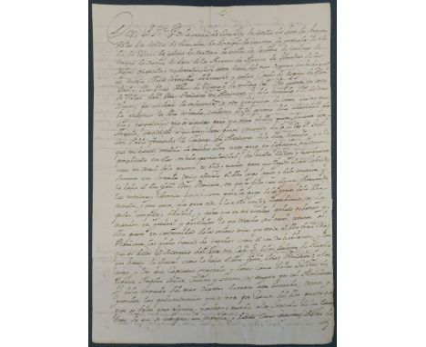 Spanien. - Philipp IV., König von Spanien (1605-1665). Urkunde m. U. "yo El Rey" und papiergedecktem Siegel. In span. Sprache