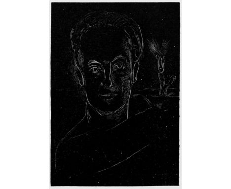 Ernst, Max. - Éluard, Paul. Mourir de ne pas mourir. 60 S., 1 Bl. Mit einem Éluard-Portrait von Max Ernst. 18,5 x 13 cm. OBro