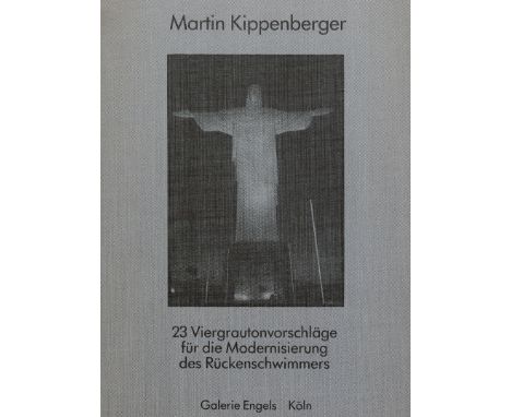 Kippenberger, Martin. 23 Viergrautonvorschläge für die Modernisierung des Rückenschwimmers. 10 Bl. Mit 23 Original-Farbserigr