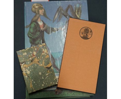 Hirsch, Karl-Georg. - Buber, Martin. Das Haus der Dämonen. 15 S., 1 Bl. Mit 2 doppelblattgroßen Holzschnitt-Illustrationen un