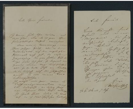 Mosenthal, Salomon Hermann Ritter von, sehr erfolgreicher Wiener Dramatiker und Librettist, Ministerial-Bibliothekar und k. k