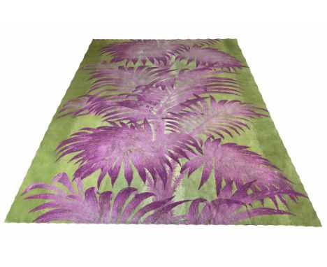 FLORENCE BROADHURST DESIGN PALMS CARPET, 305cm x 213cm. 