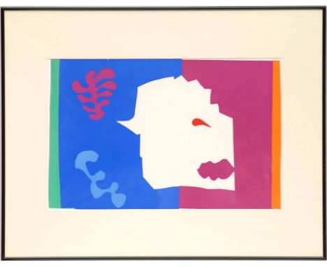HENRI MATISSE 'Le Loup', lithograph, edition: 1500, 2004 Suite: Jazz-Idem Mourlot, 40cm x 40cm, framed and glazed.