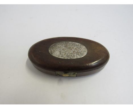 R Dyde Stratford on Avon, mahogany cased diamond scales and weights 