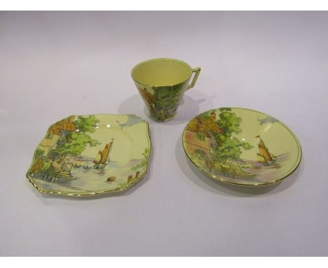 A Royal Winton Grimwades part tea service Hannover pattern 