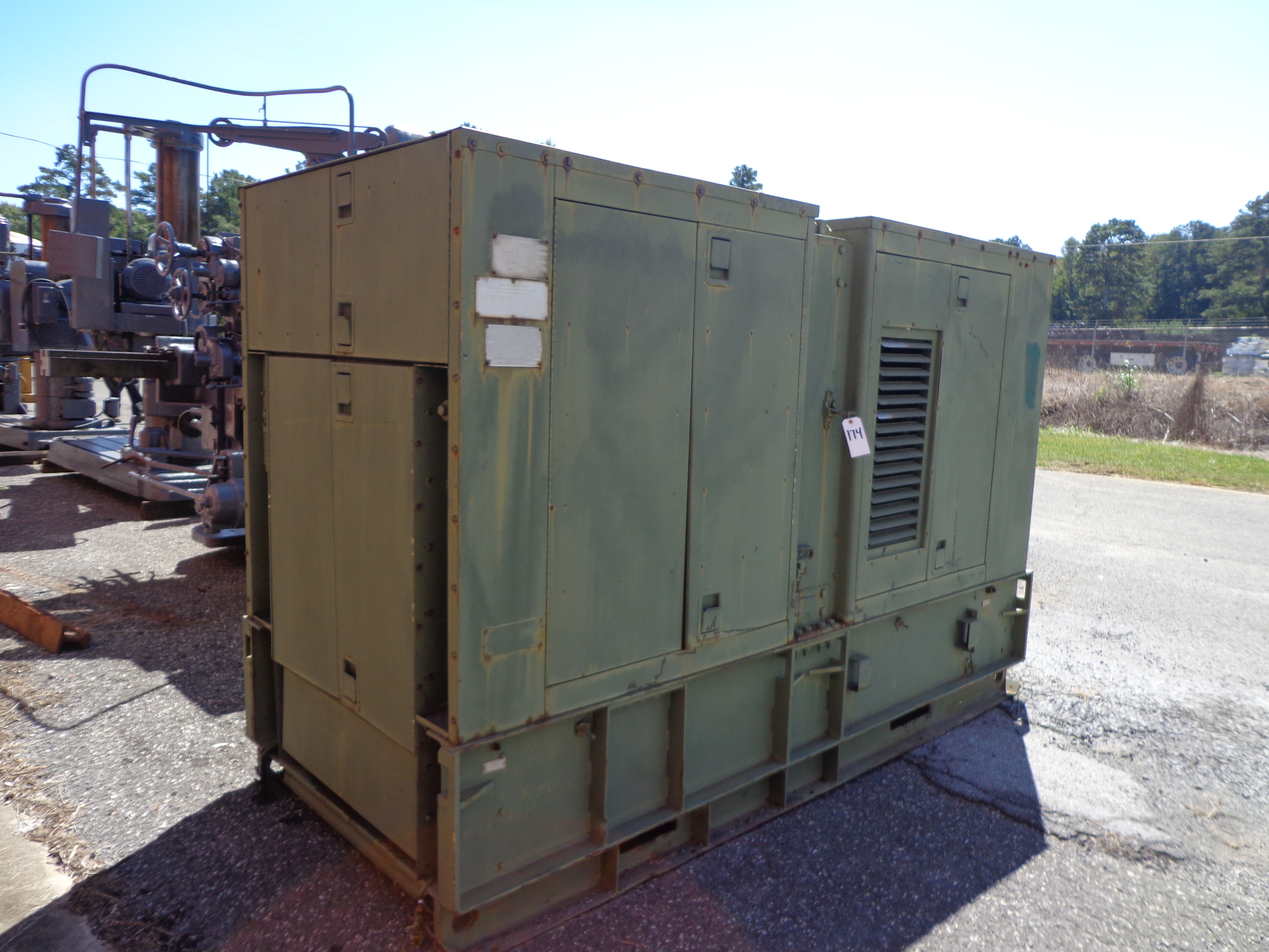 Army Surplus Diesel Generator, 200 KW, SN 00606, 63/M639