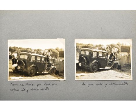 MOTORING INTEREST A miscellany of mostly vintage items inc Photo albums: 1920s journey to Lake District, 1950s Eisteddfod tri
