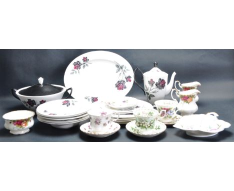 A collection of vintage mid 20th century Royal Albert china comprising of Old Country Roses, Lily of the Valley and more. Col