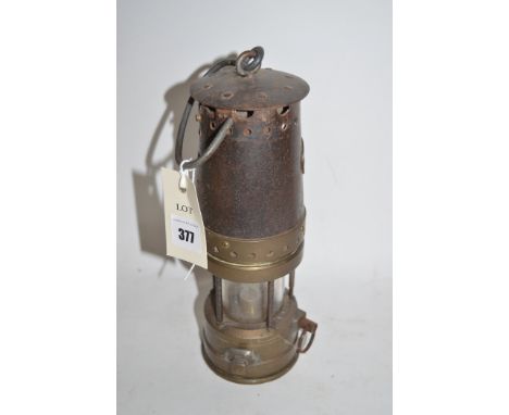 A miner's lamp by Pattison Lamp Ltd., Gateshead on Tyne, No. 28, type GTL9.