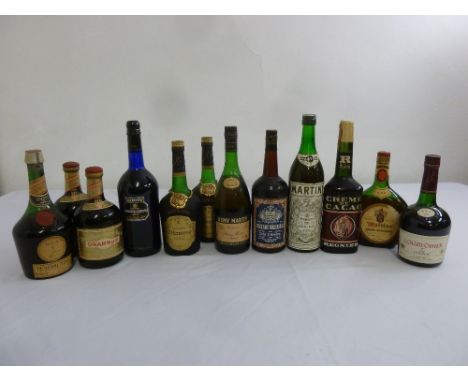A quantity of Alcohol to include cognac, armagnac, sherry and liqueur (12)