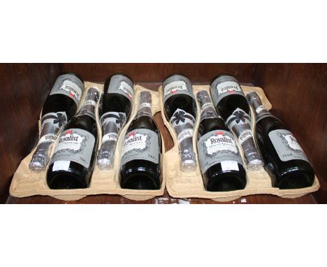 Eight bottles of 'Royalist'  Moscato Spumante sparkling Italian wine