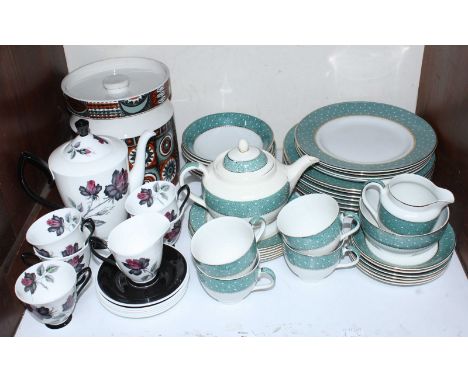 SECTION 3. A Royal Albert 'Masquerade' pattern part tea set, together with a Ridgway 'Conway' pattern tea set comprising of a