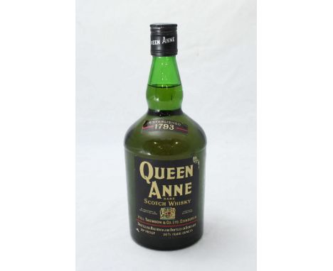 A bottle of Queen Anne Rare Scotch Whisky, by Hill Thomson & Co, Edinburgh