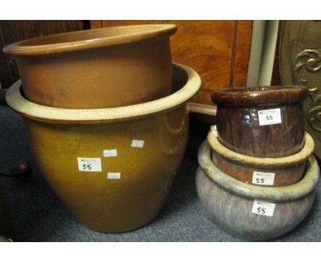 Group of assorted ceramic garden planters, (7)(B.P. 24% incl. VAT)