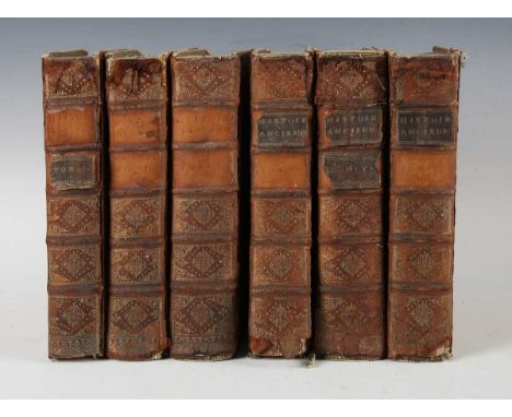 ROLLIN, Charles. Histoire Ancienne des Egyptiens, des Carthaginois, des Assyriens… Paris: la Veuve Estienne, 1740. 6 vols., 4